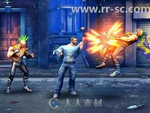 街機風(fēng)格格斗游戲模板Unity游戲素材資源